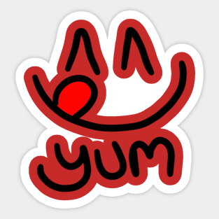 Yum Sticker